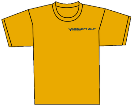 alumni example gold shirt