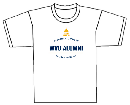 alumni example white shirt